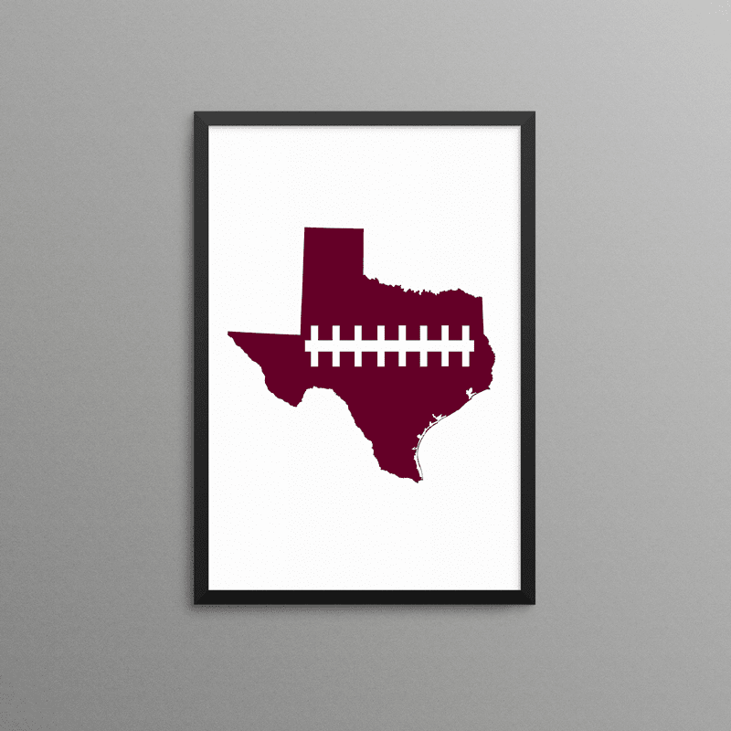 Texas A&M Football Print