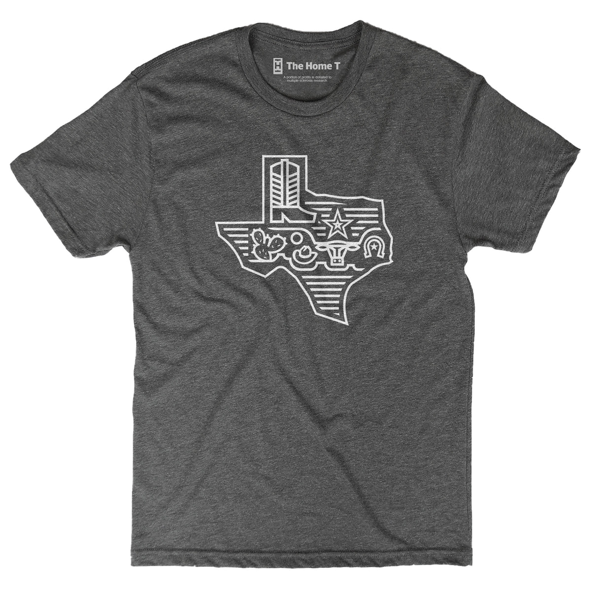 Texas Icon Dark Grey T-Shirt