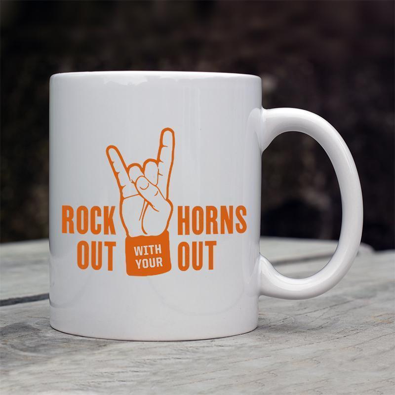 Texas Horns Out Mug