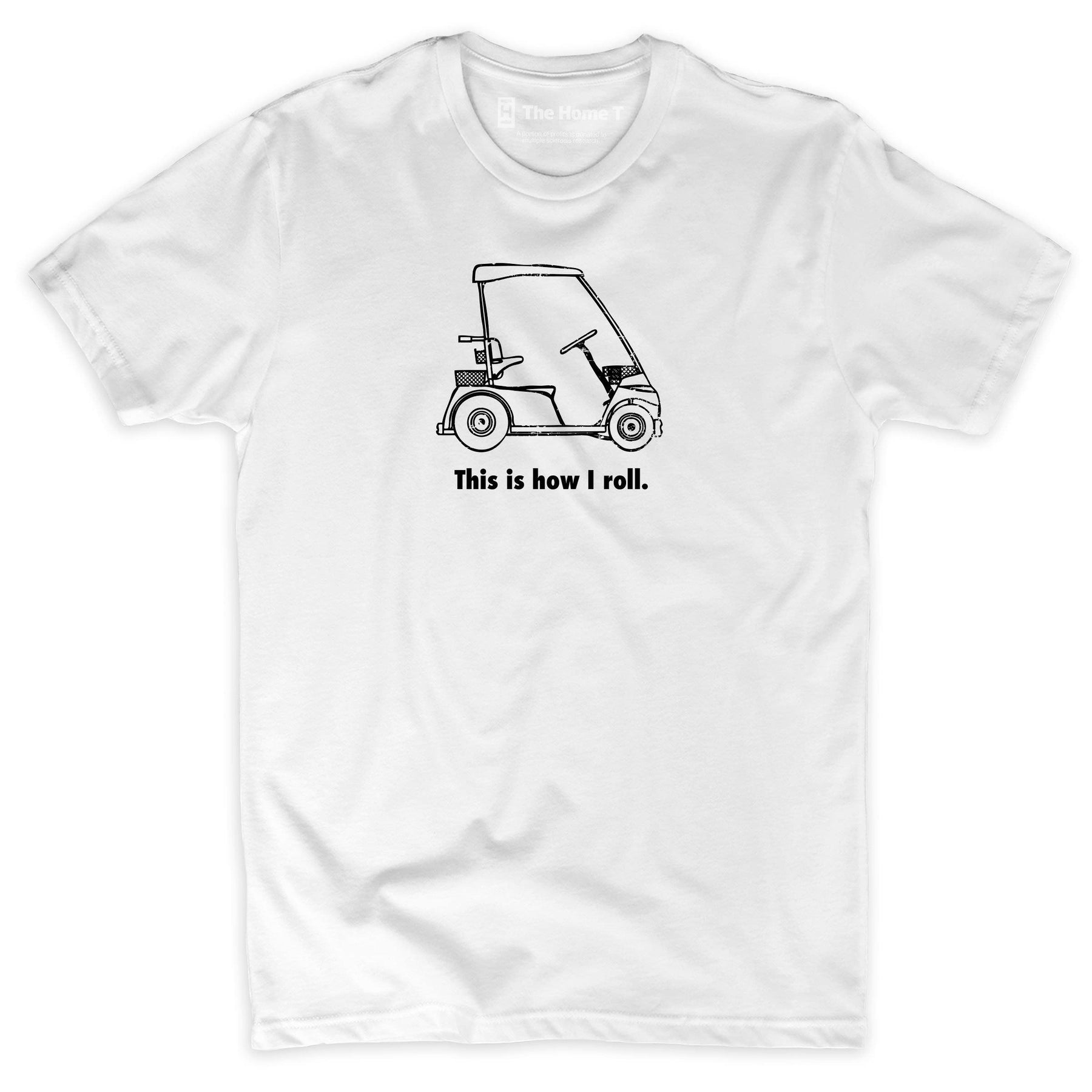 This is how I roll white crewneck