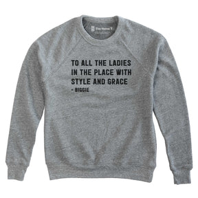 Style and Grace athletic grey sweatshirt