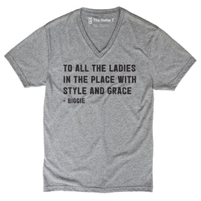 Style and Grace athletic grey vneck