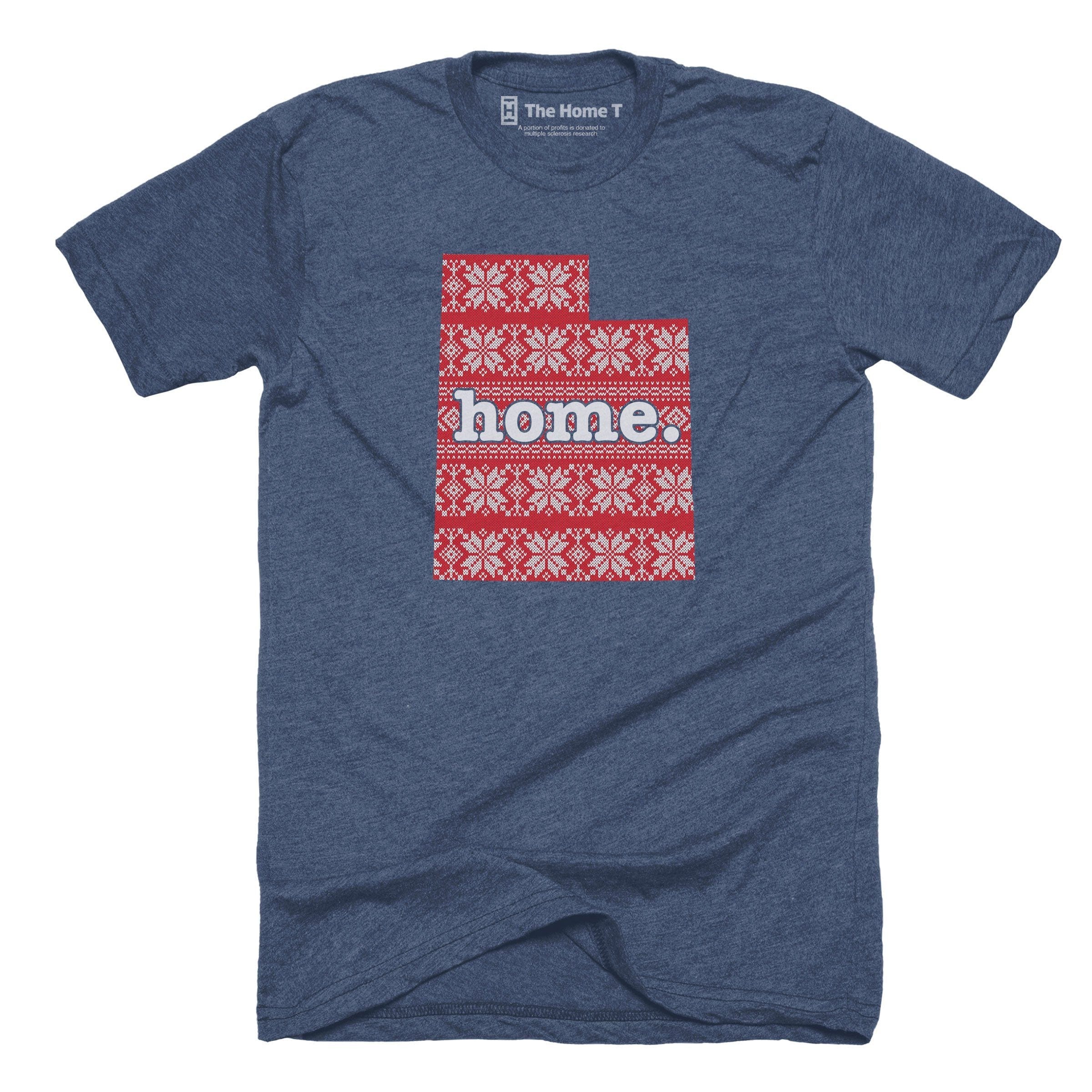 Utah Christmas Sweater Pattern Christmas Sweater The Home T XS Navy T-Shirt