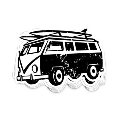 Retro Van Sticker