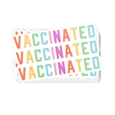 Vacula Sticker Vaccinated Sticker | The Home T