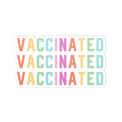 Vaccinated Sticker