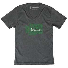 Washington Clover Dark Grey V Neck