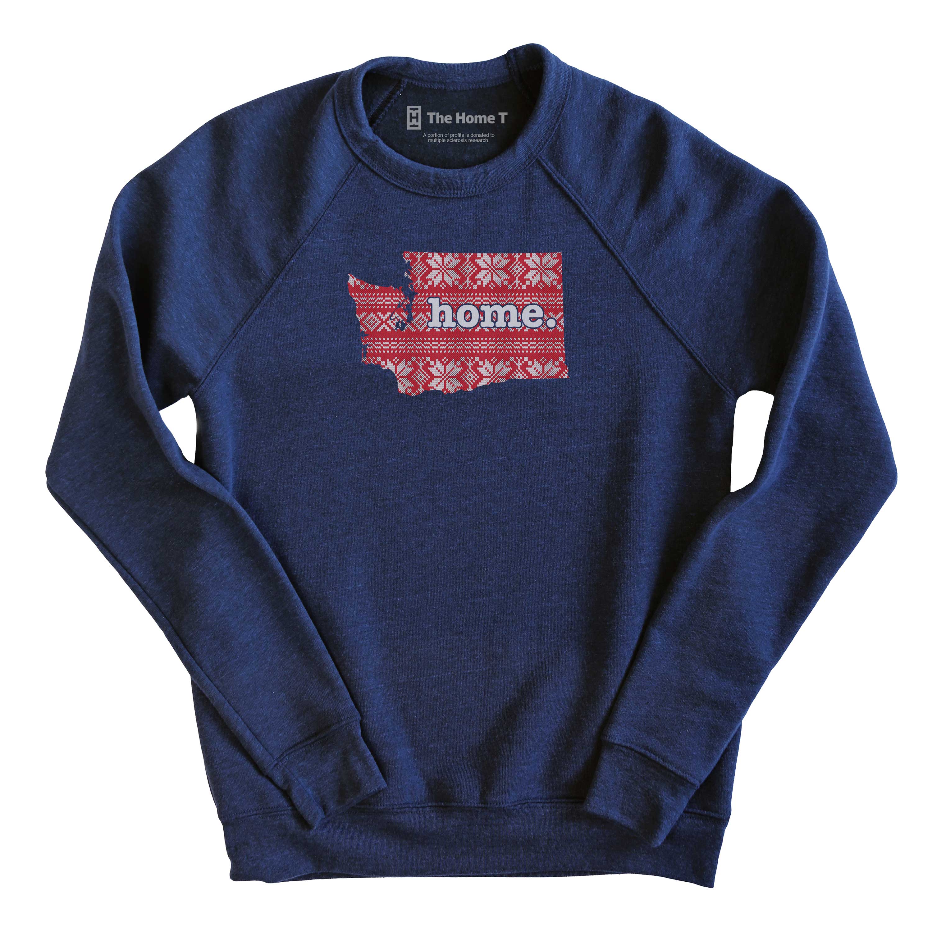 Washington Christmas Sweater Pattern Christmas Sweater The Home T XS Navy Sweatshirt