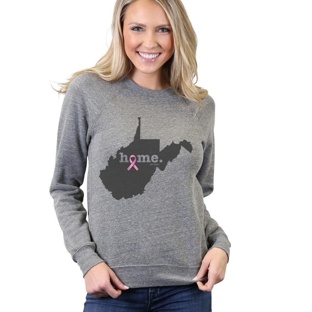 West Virginia Pink Ribbon Limited Edition Ribbon The Home T XS Sweatshirt