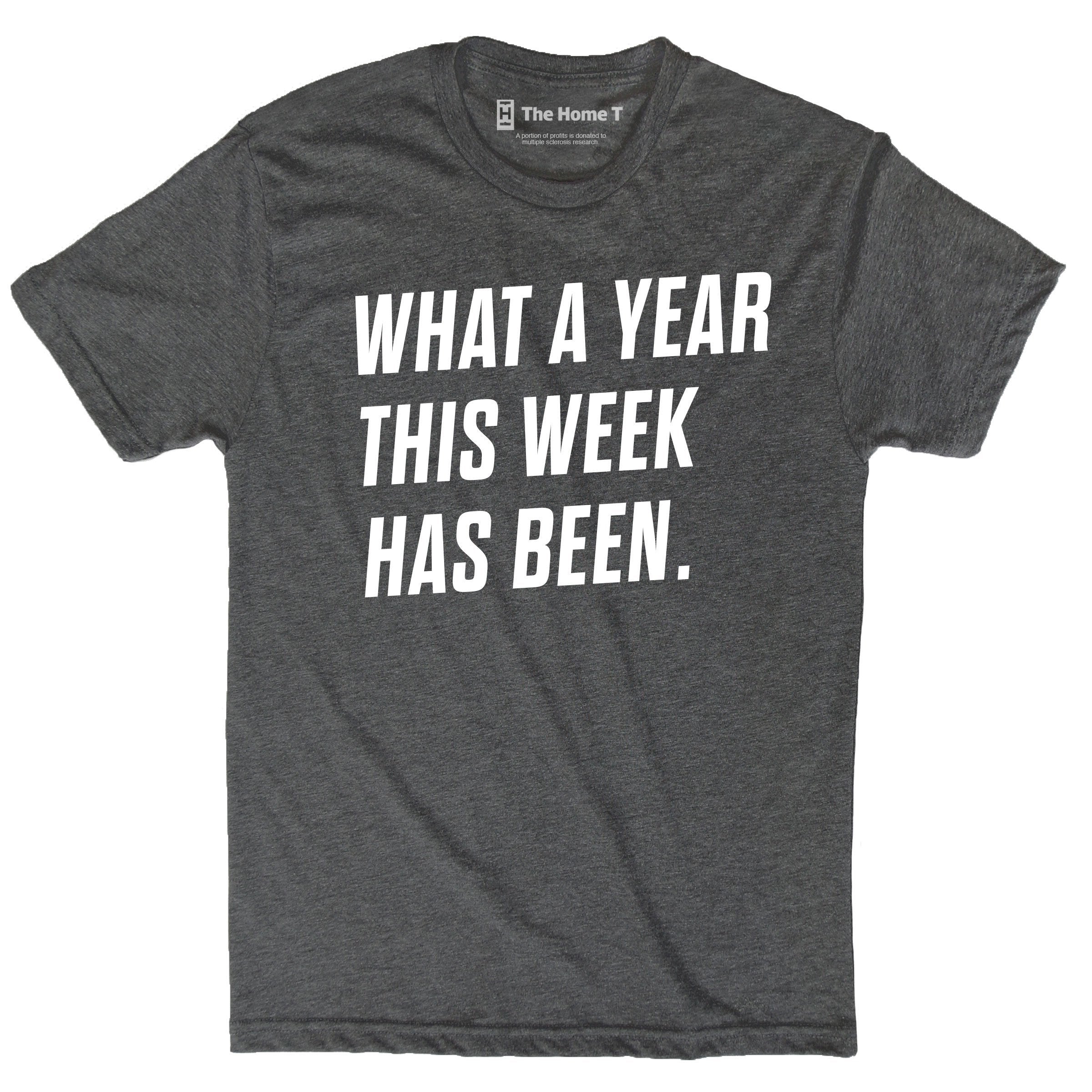 What a Year this Week has Been Crew neck The Home T XS Grey
