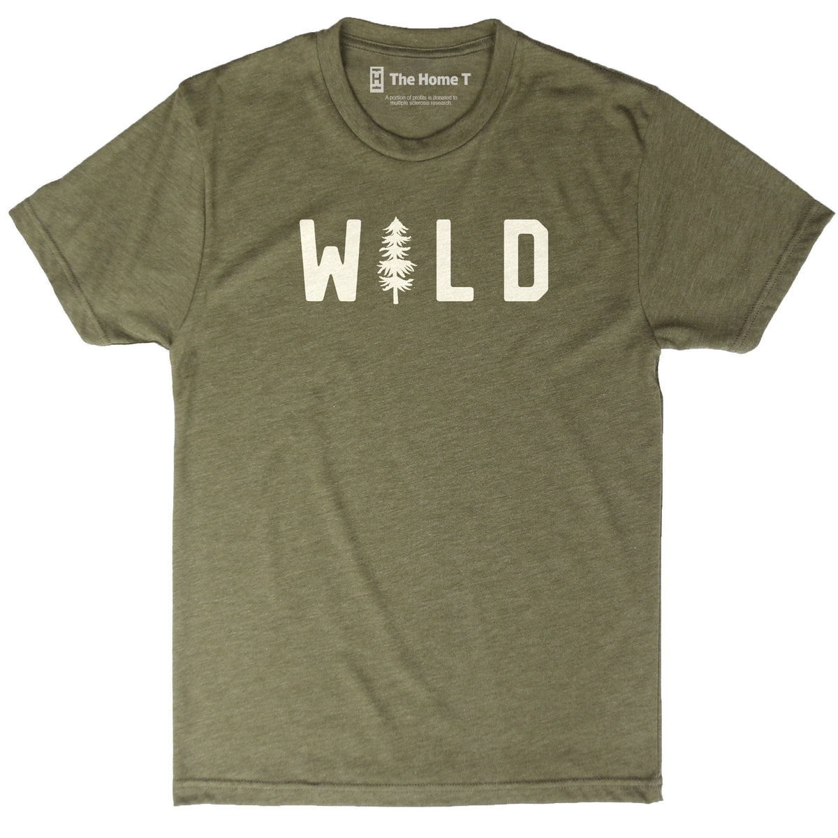 Wild Tree Army Green Crewneck