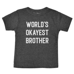 World's Okayest Brother Kids Tee