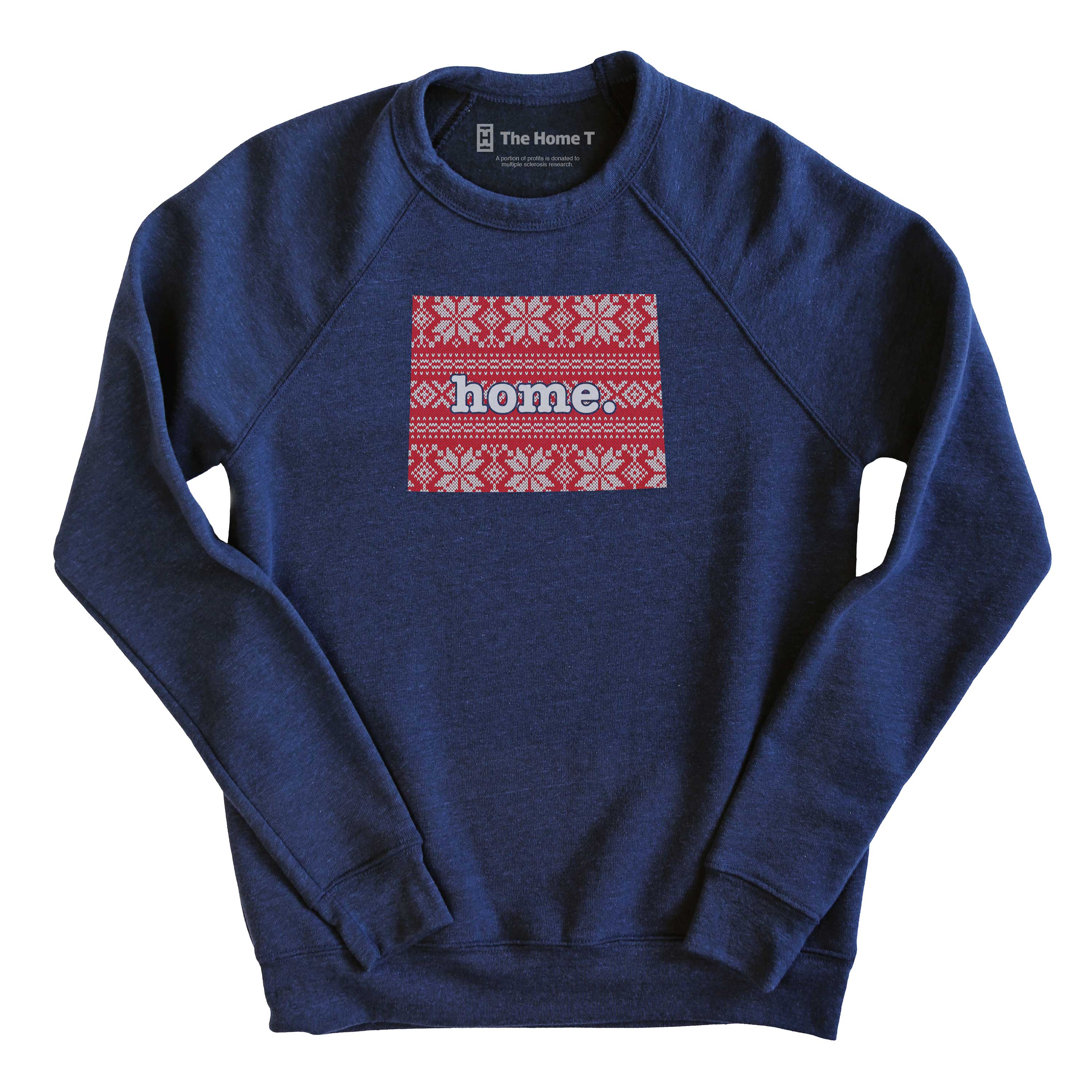 Wyoming Christmas Sweater Pattern Christmas Sweater The Home T XS Navy Sweatshirt
