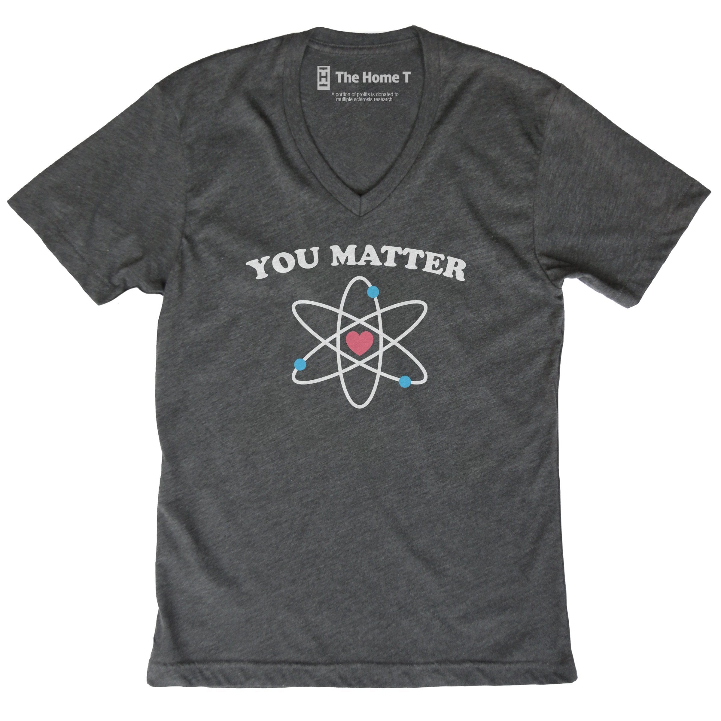 You Matter Dark Grey V-Neck