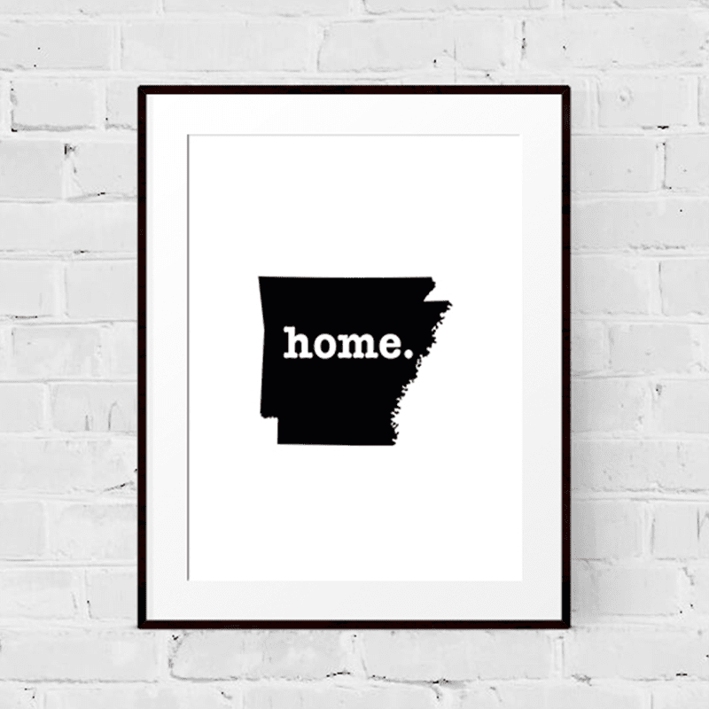 Arkansas Art Print