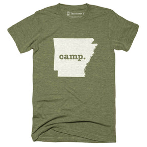 Arkansas Camp Home T-Shirt Outdoor Collection The Home T XXL Army Green