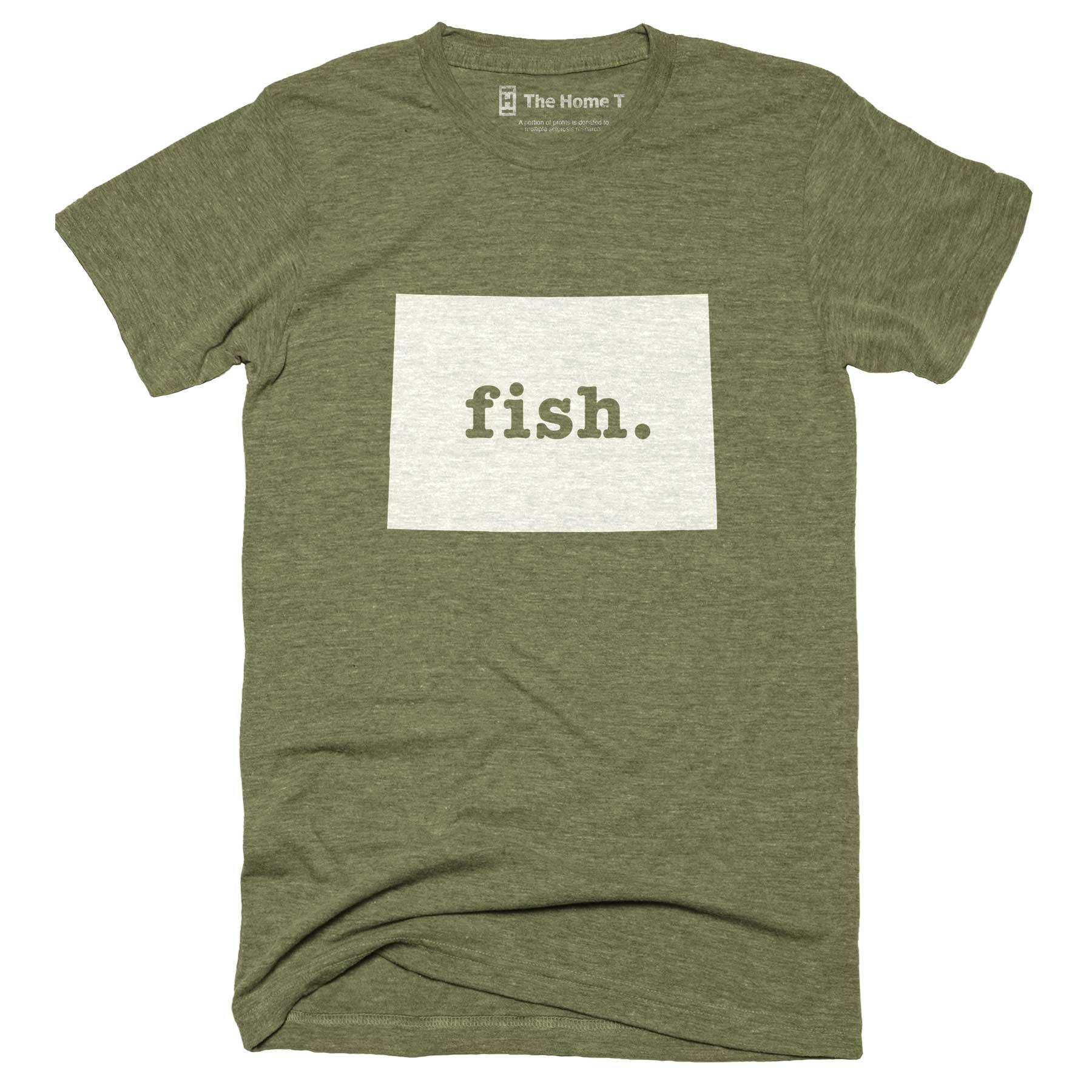 Colorado Fish Home T-Shirt Outdoor Collection The Home T XXL Army Green