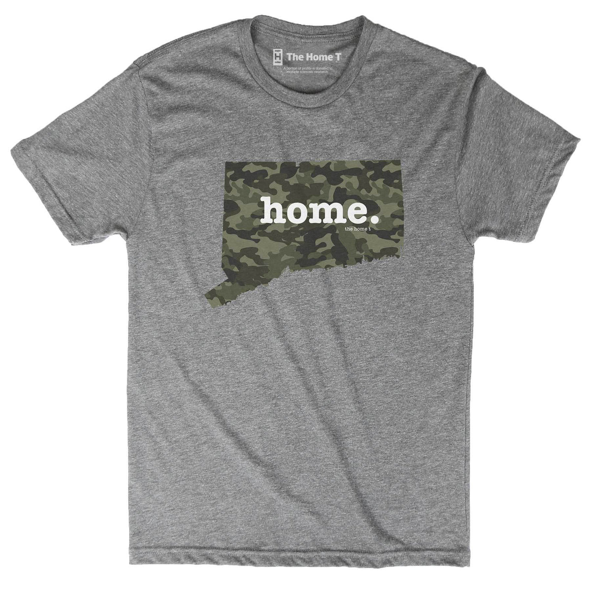 Connecticut Camo Limited Edition Camo Limited Edition The Home T XS Athletic Grey