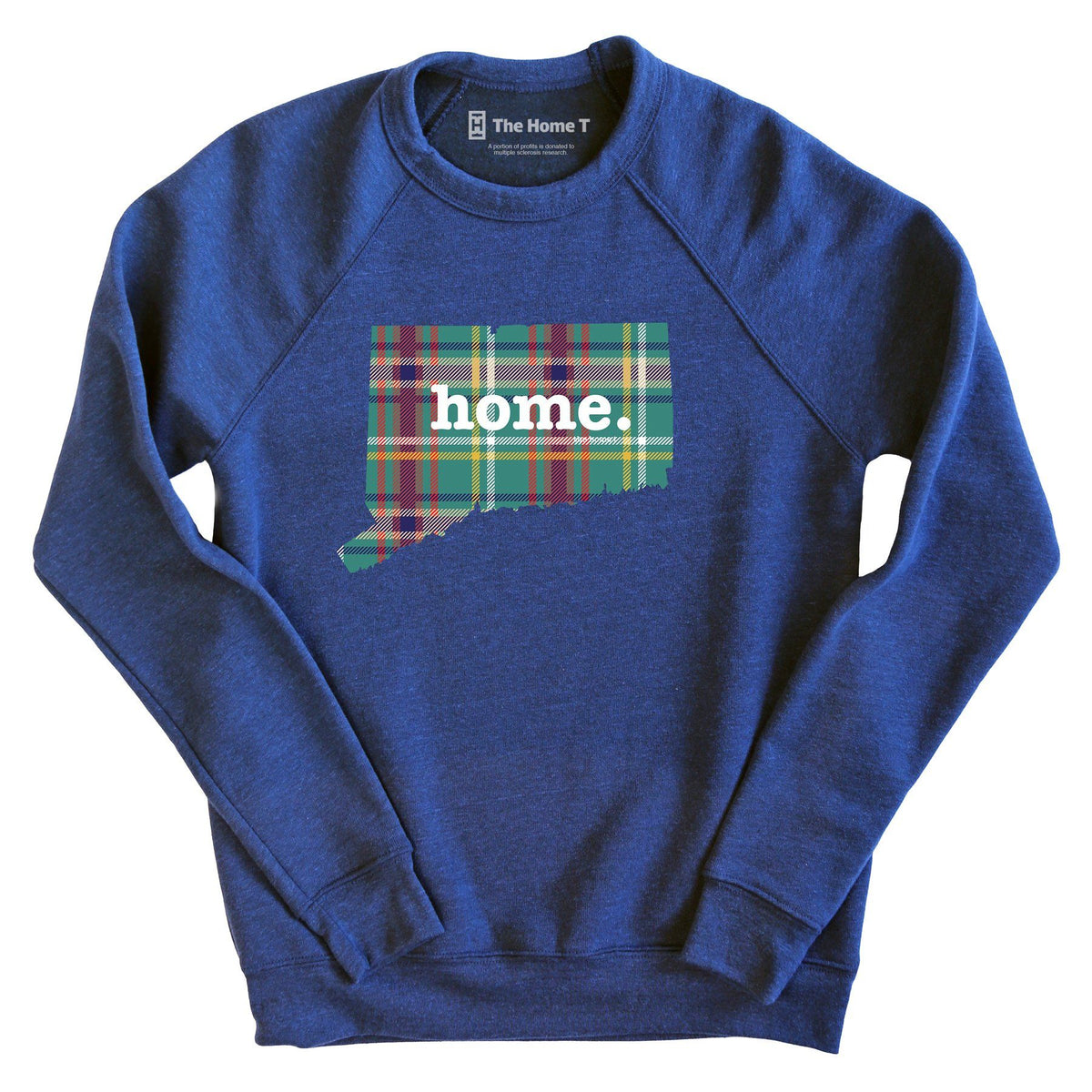 Connecticut Limited Edition Green Plaid Green Plaid The Home T XS Sweatshirt