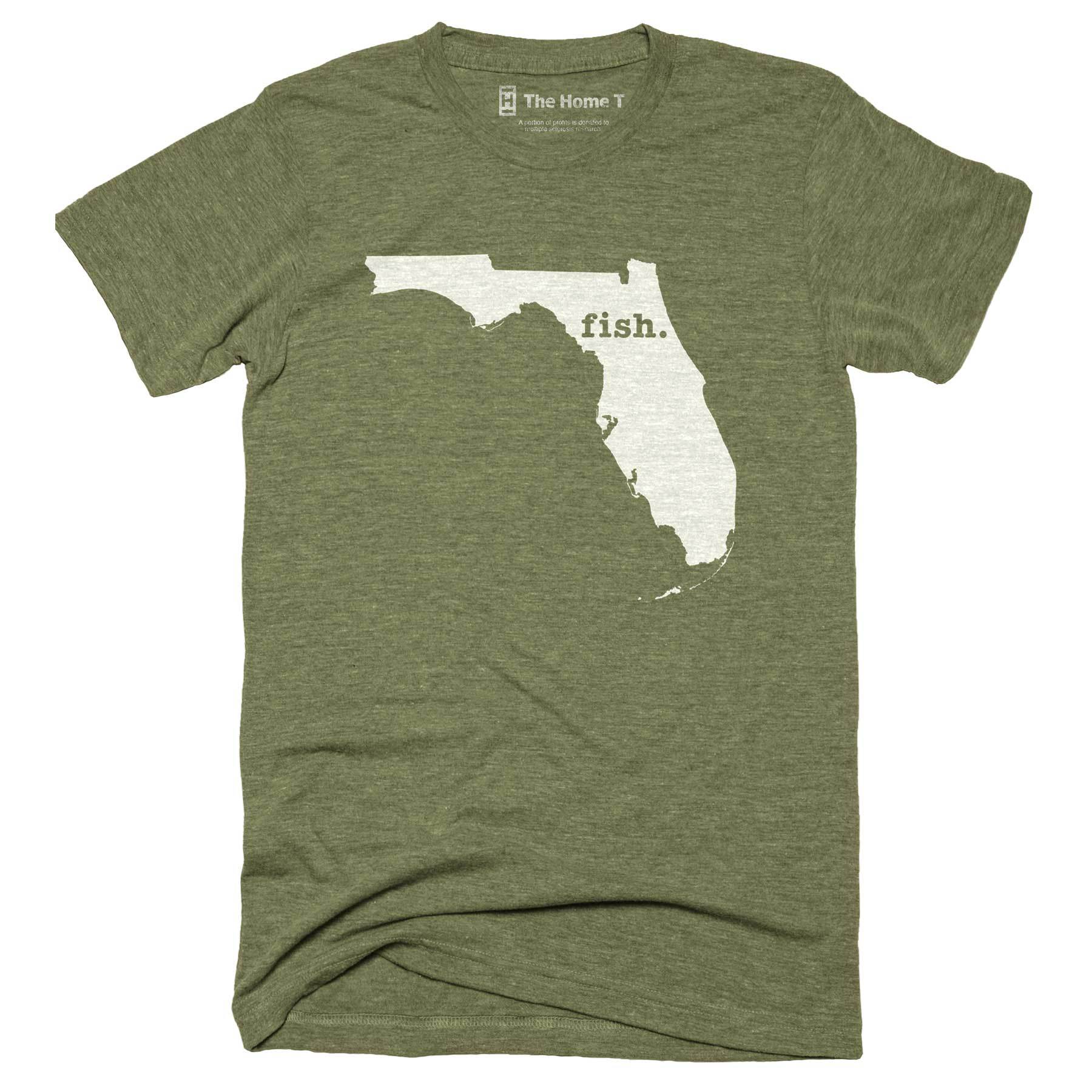Florida Fish Home T-Shirt Outdoor Collection The Home T XXL Army Green
