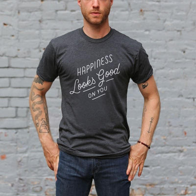 Happiness Looks Good on You Happiness Looks Good On You | T-Shirt Quotes | Doc Shorty