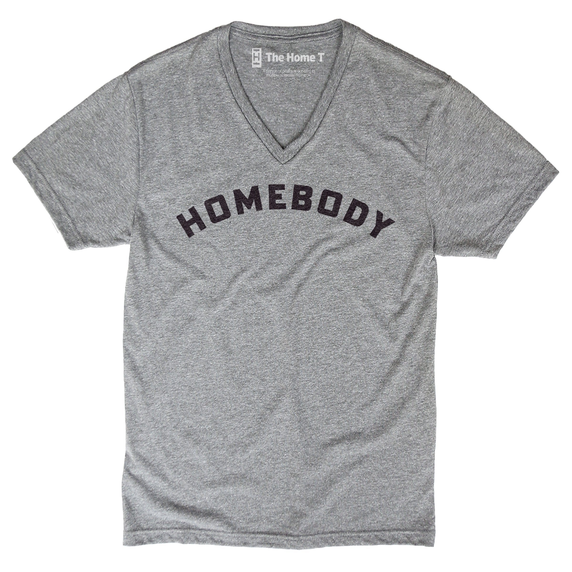 Homebody athletic grey v neck