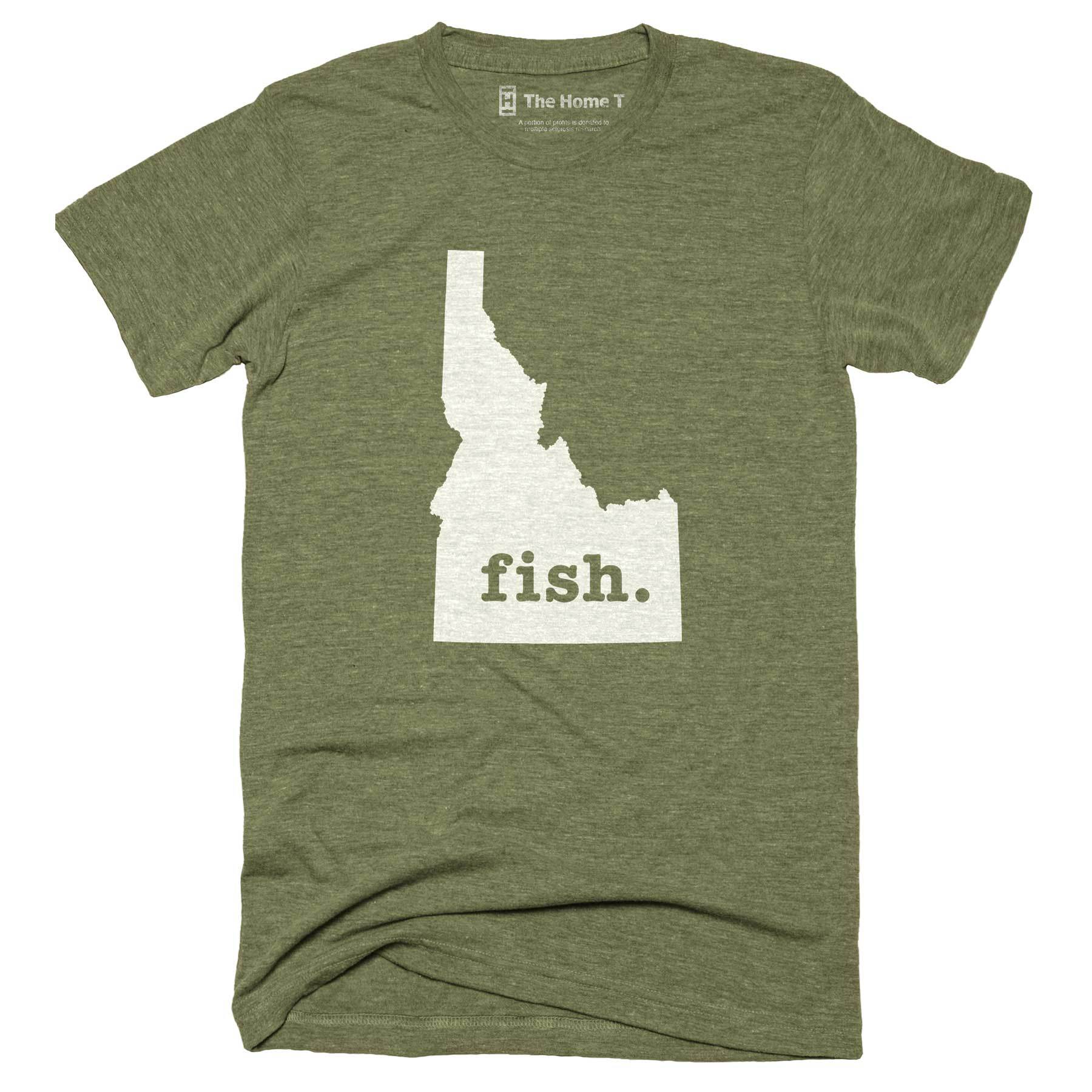 Idaho Fish Home T-Shirt Outdoor Collection The Home T XXL Army Green