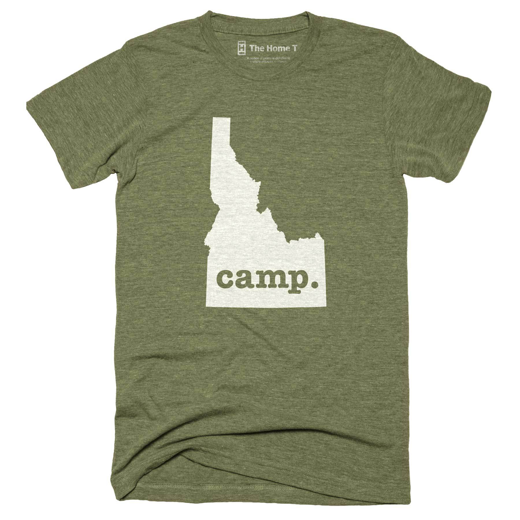 Idaho Camp Home T-Shirt Outdoor Collection The Home T XXL Army Green