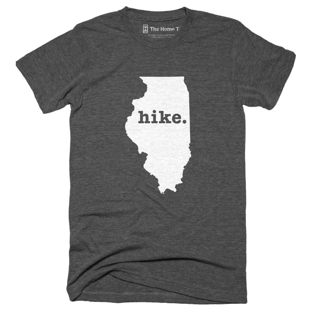 Illinois Hike Home T-Shirt Outdoor Collection The Home T XXL Grey