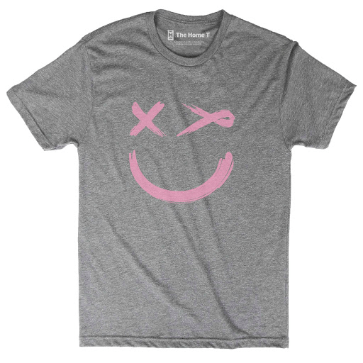 Breast Cancer Awareness Smiley Face