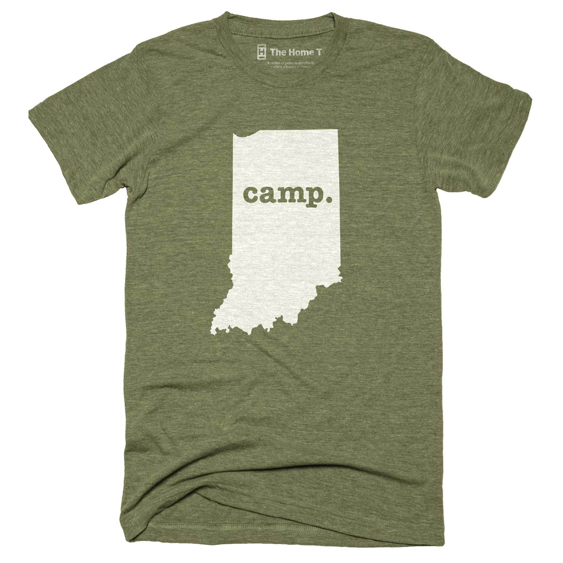 Indiana Camp Home T-Shirt Outdoor Collection The Home T XXL Army Green