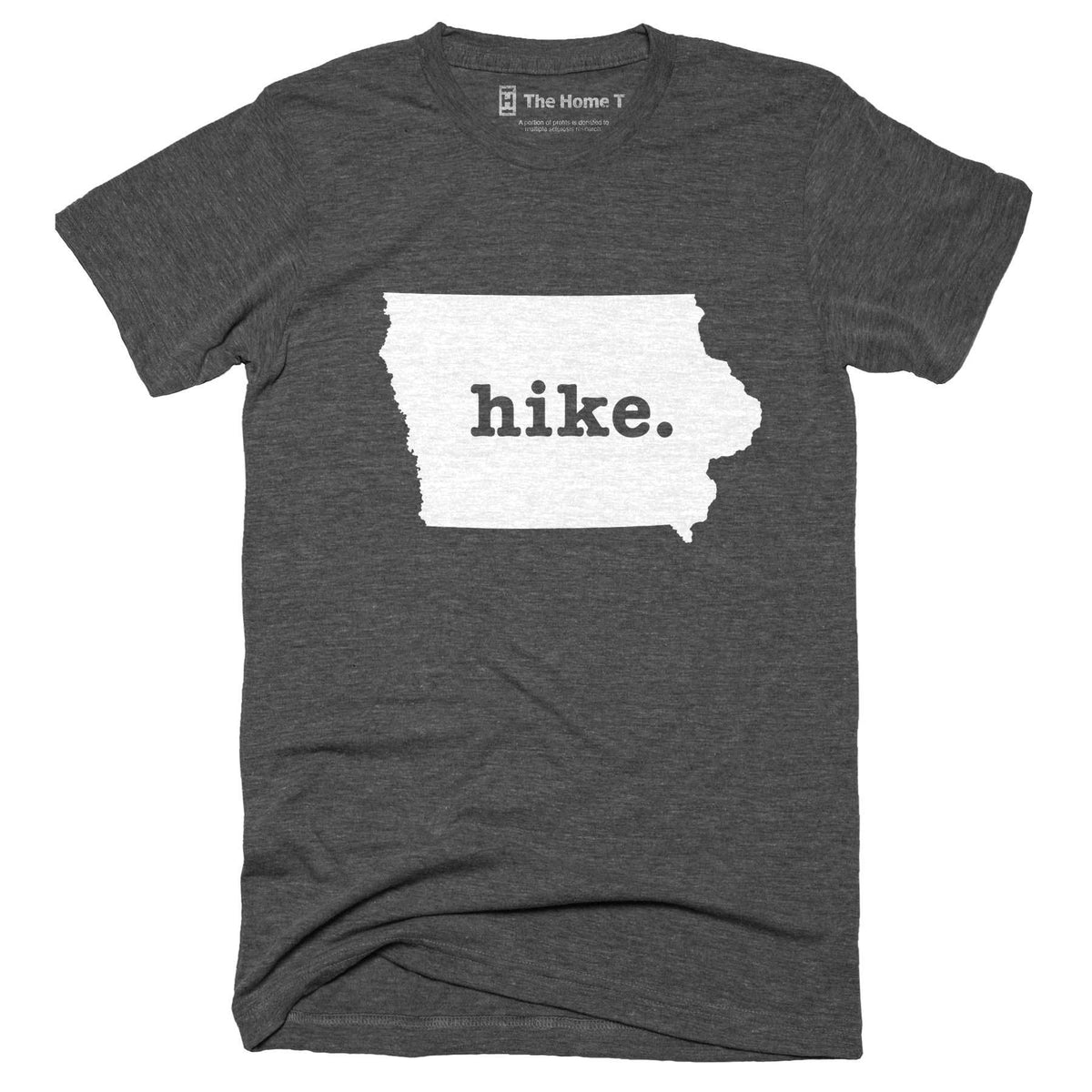 Iowa Hike Home T-Shirt Outdoor Collection The Home T XXL Grey