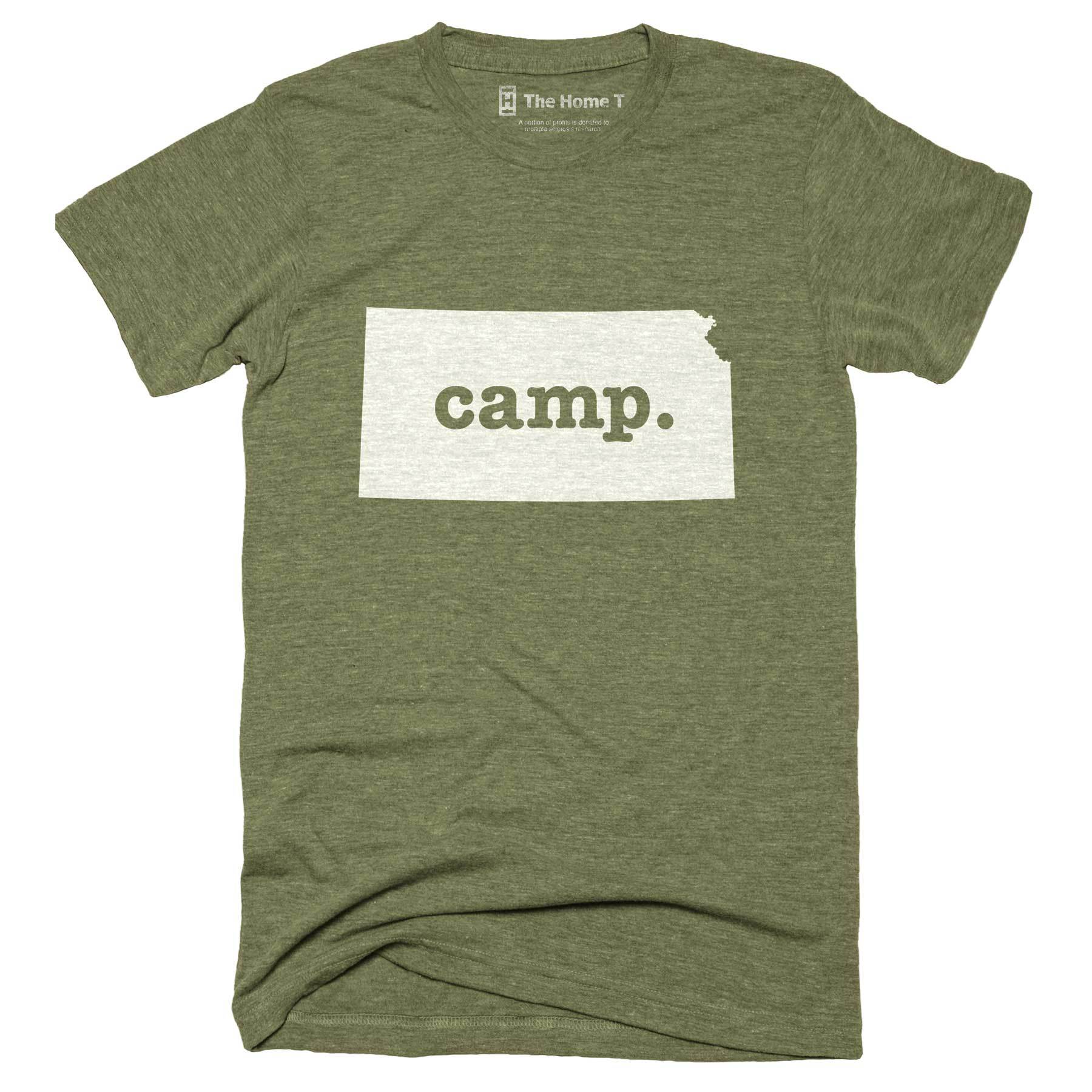 Kansas Camp Home T-Shirt Outdoor Collection The Home T XXL Army Green