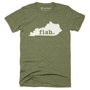Kentucky Fish Home T-Shirt Outdoor Collection The Home T XXL Army Green