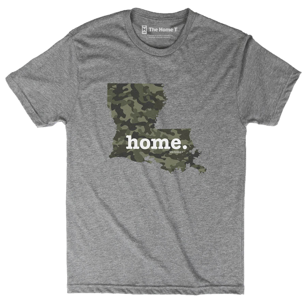 Louisiana Camo Limited Edition Camo Limited Edition The Home T XXL Athletic Grey