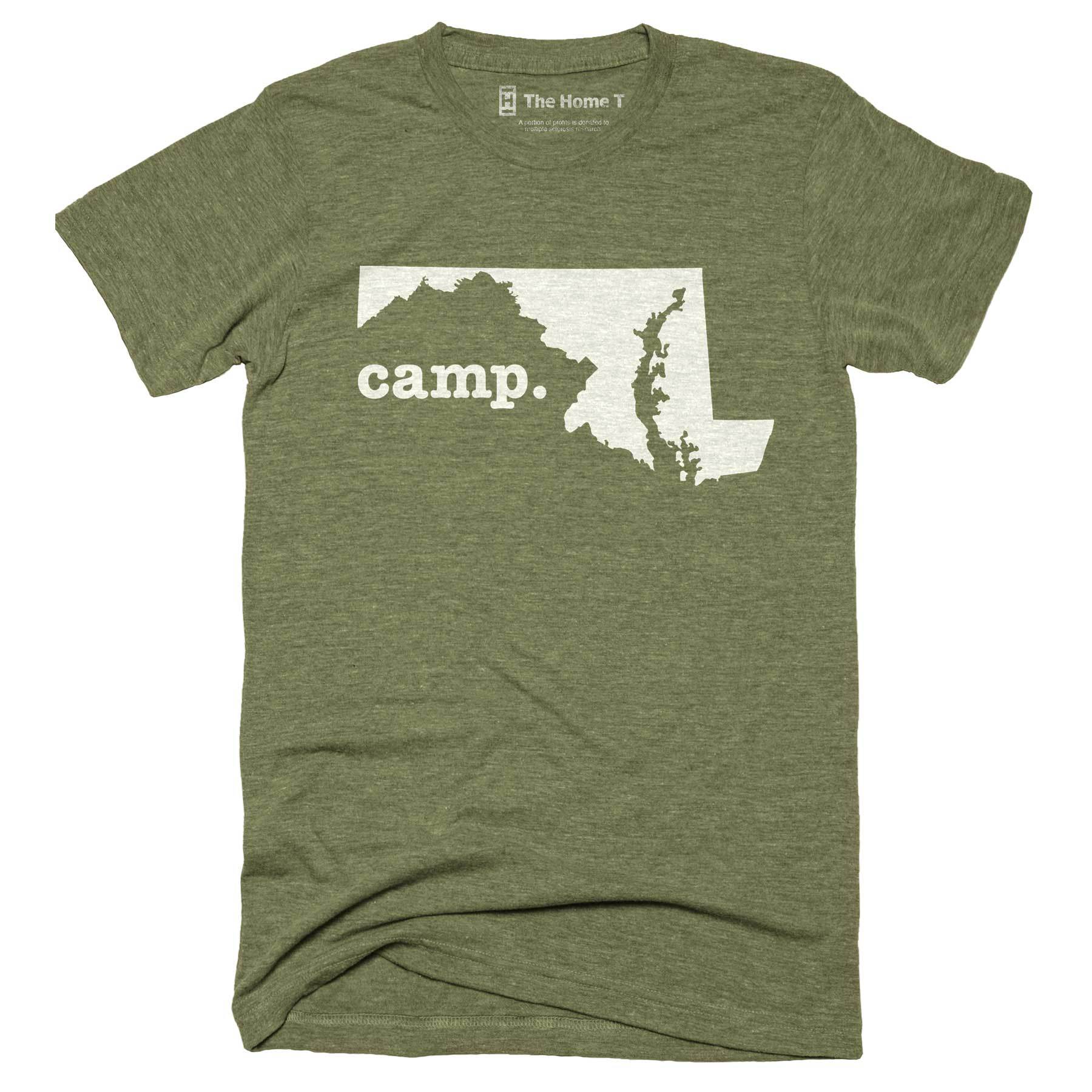 Maryland Camp Home T-Shirt Outdoor Collection The Home T XXL Army Green