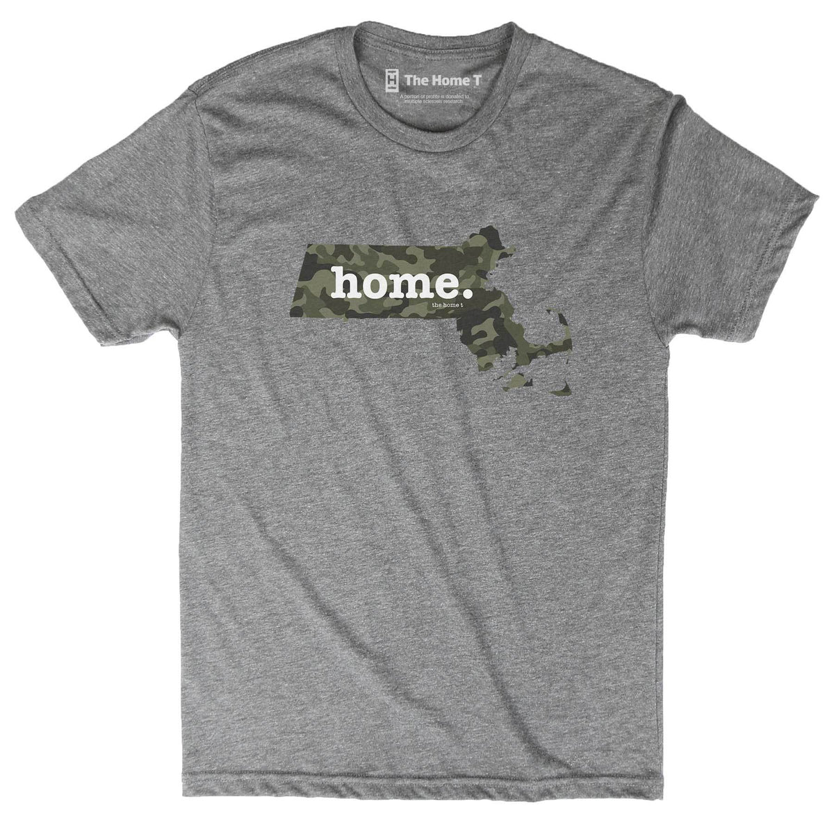 Massachusetts Camo Limited Edition Camo Limited Edition The Home T XXL Athletic Grey