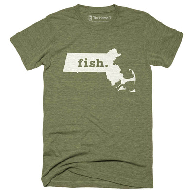 Massachusetts Fish Home T-Shirt
