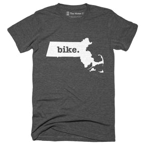 Massachusetts Bike Home T-Shirt Outdoor Collection The Home T XS Grey