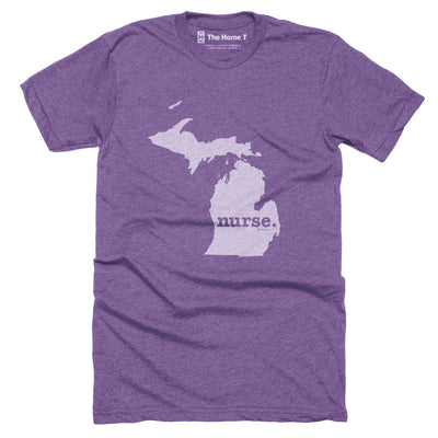 Michigan Nurse Home T-Shirt