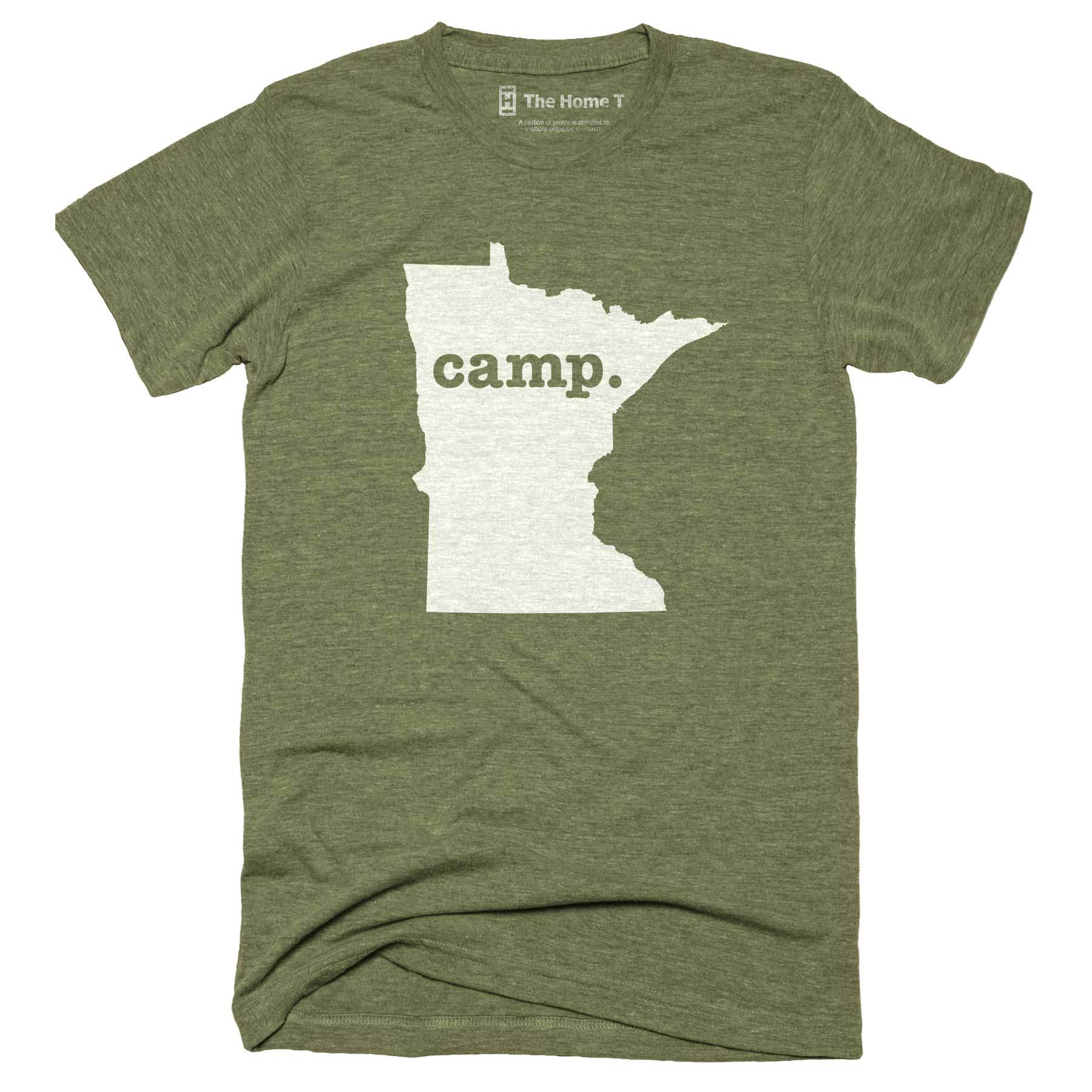 Minnesota Camp Home T-Shirt Outdoor Collection The Home T XS Army Green