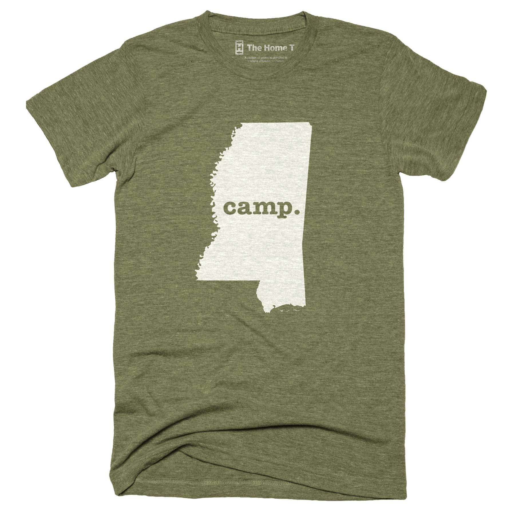Mississippi Camp Home T-Shirt Outdoor Collection The Home T XXL Army Green