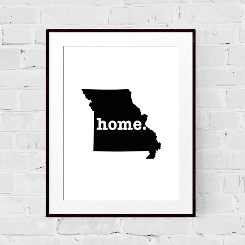 Missouri Art Print