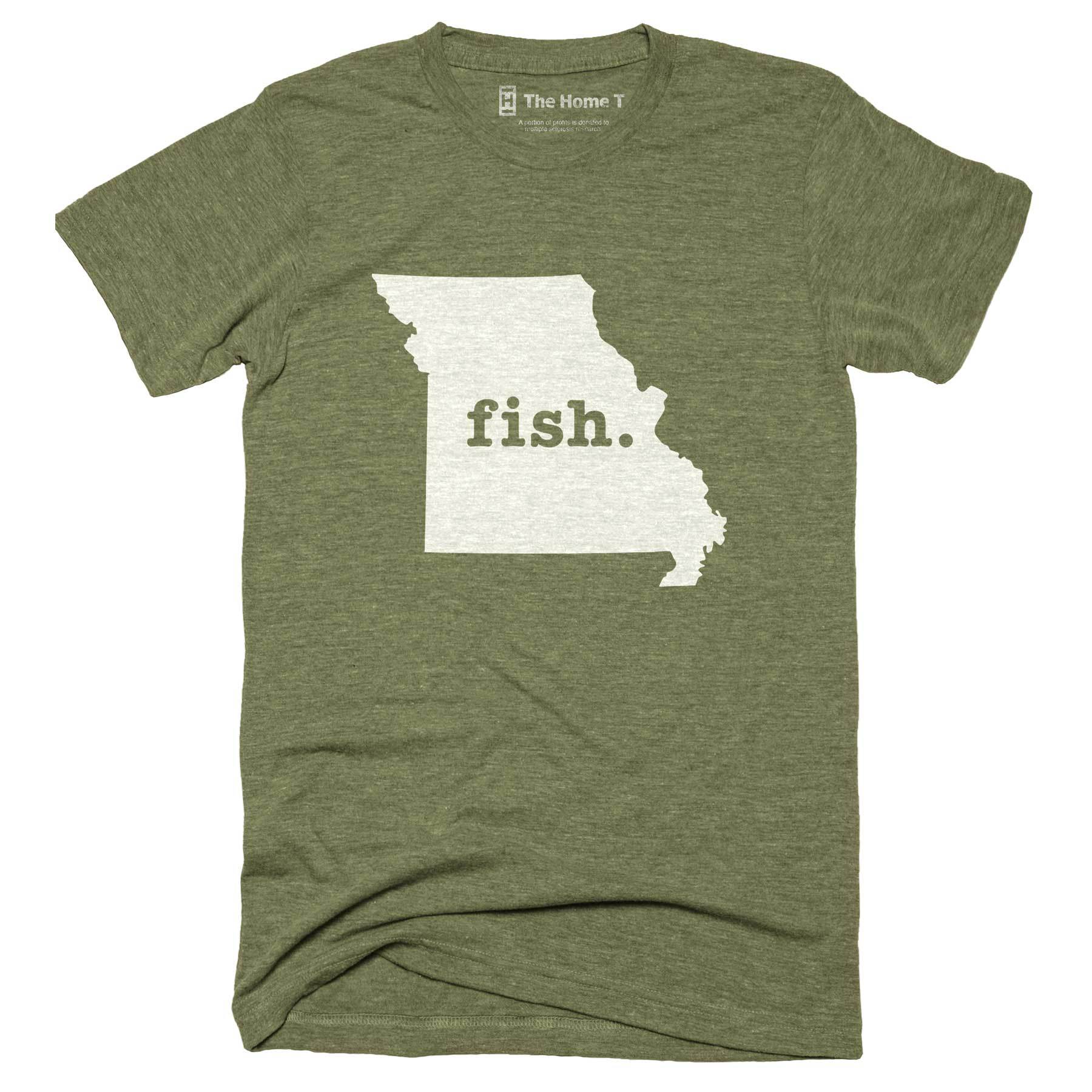 Missouri Fish Home T-Shirt Outdoor Collection The Home T XXL Army Green