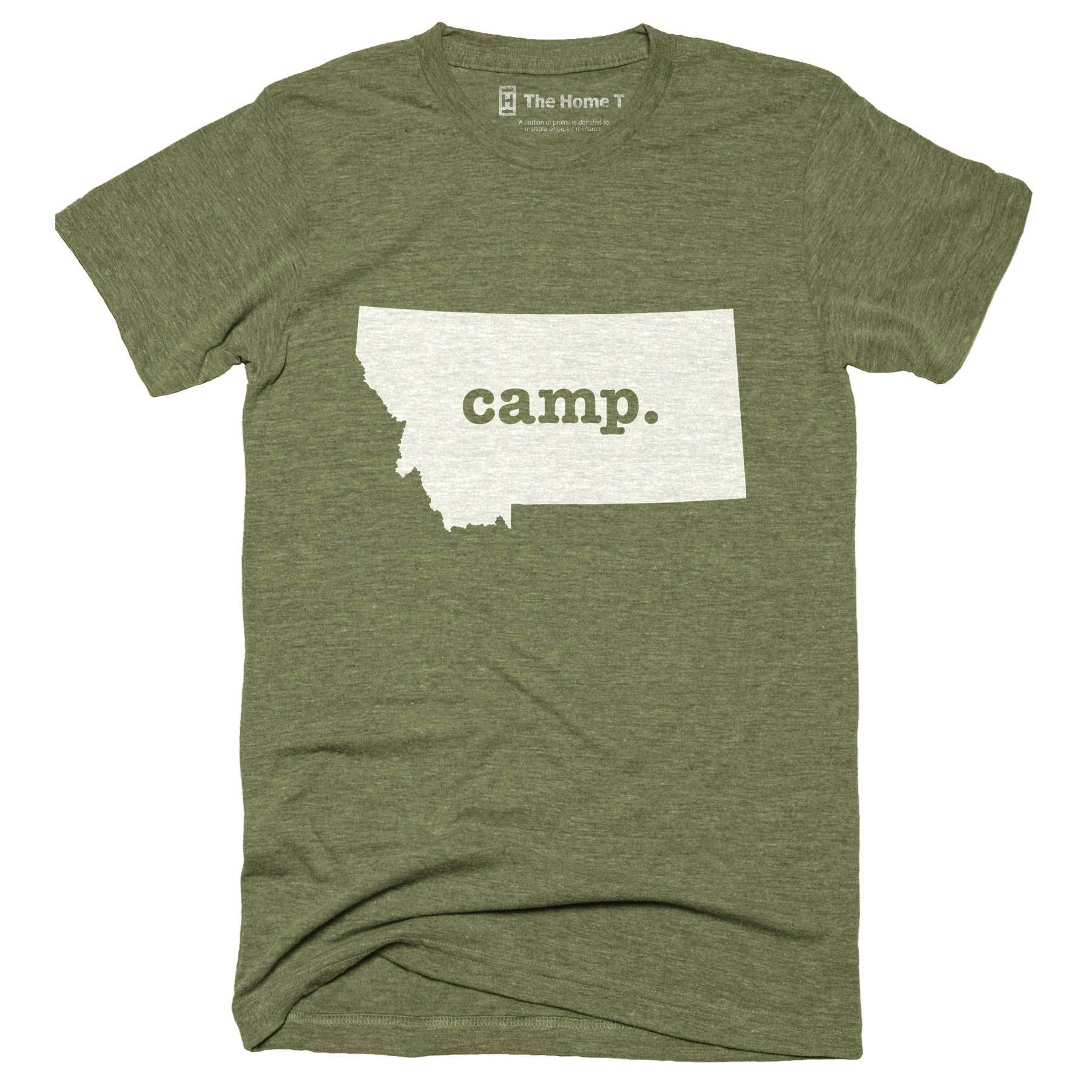 Montana Camp Home T-Shirt Outdoor Collection The Home T XXL Army Green