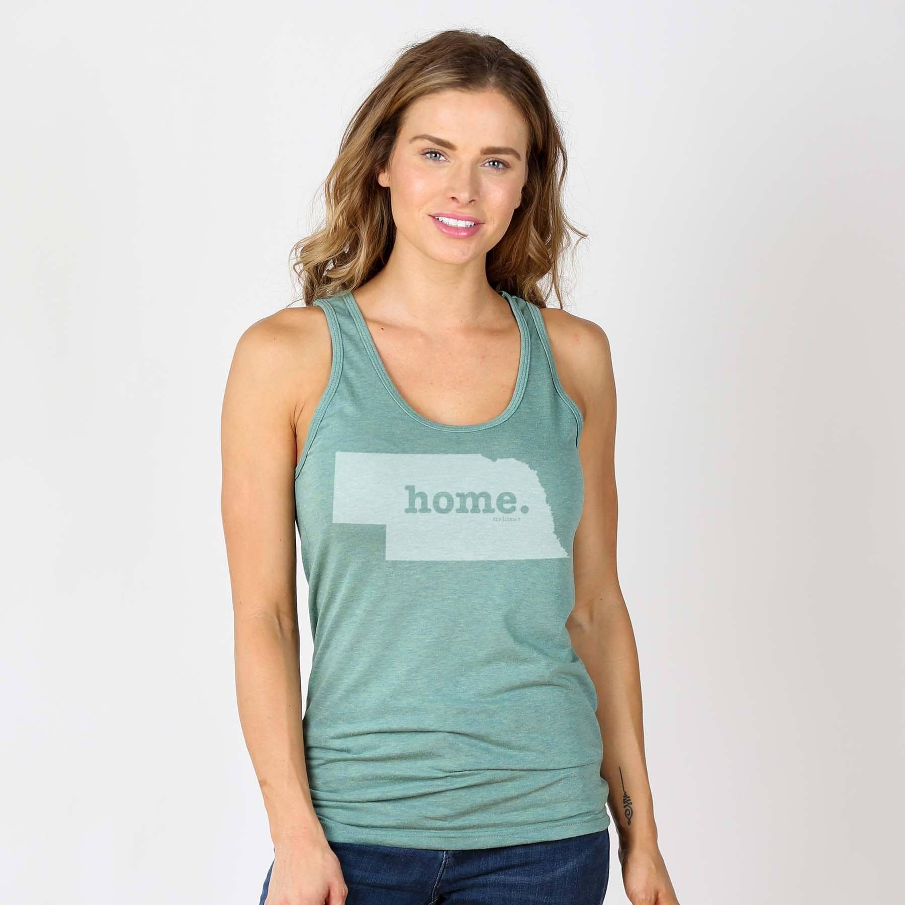 Nebraska Home Tank Top Tank Top The Home T XS Sea Green