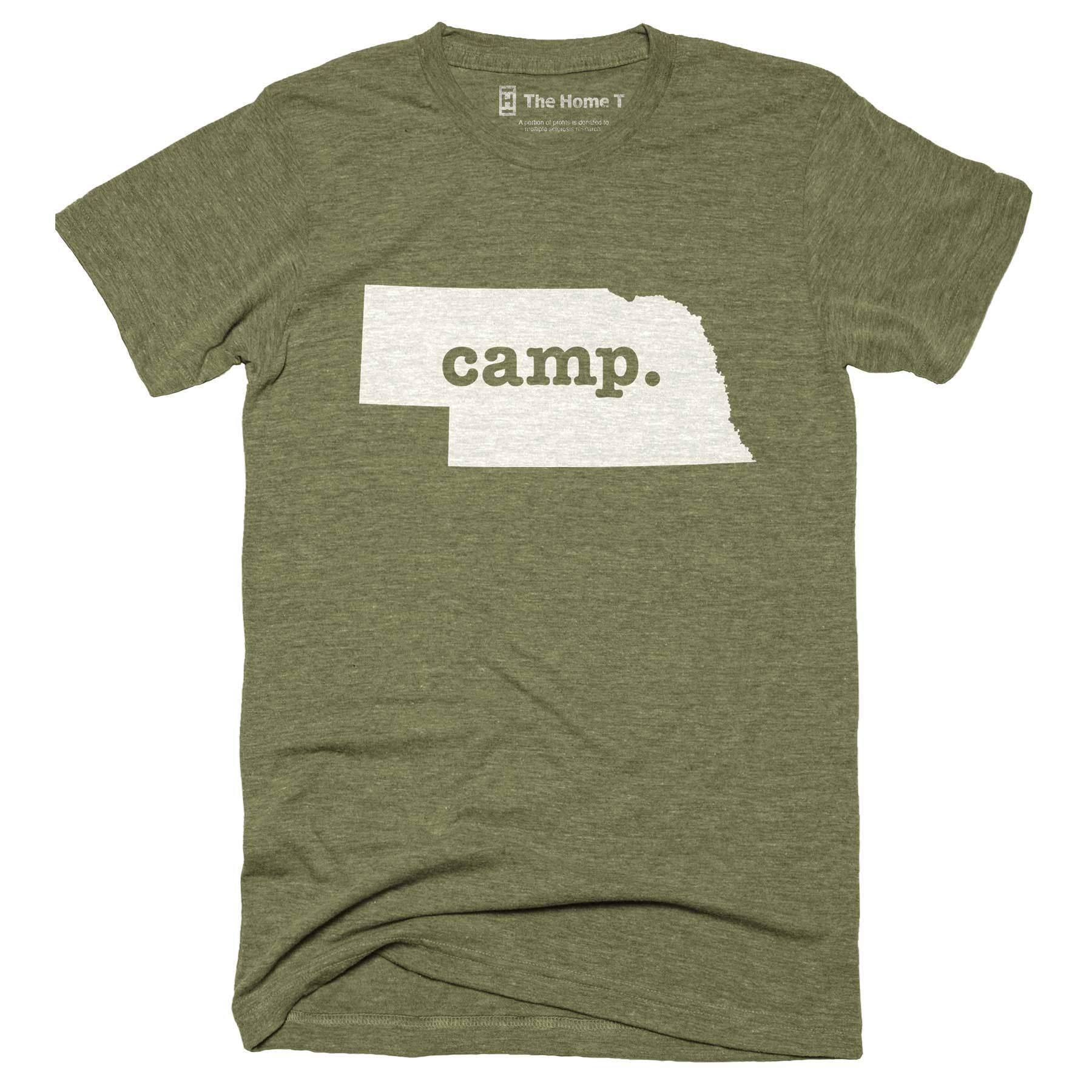 Nebraska Camp Home T-Shirt Outdoor Collection The Home T XXL Army Green