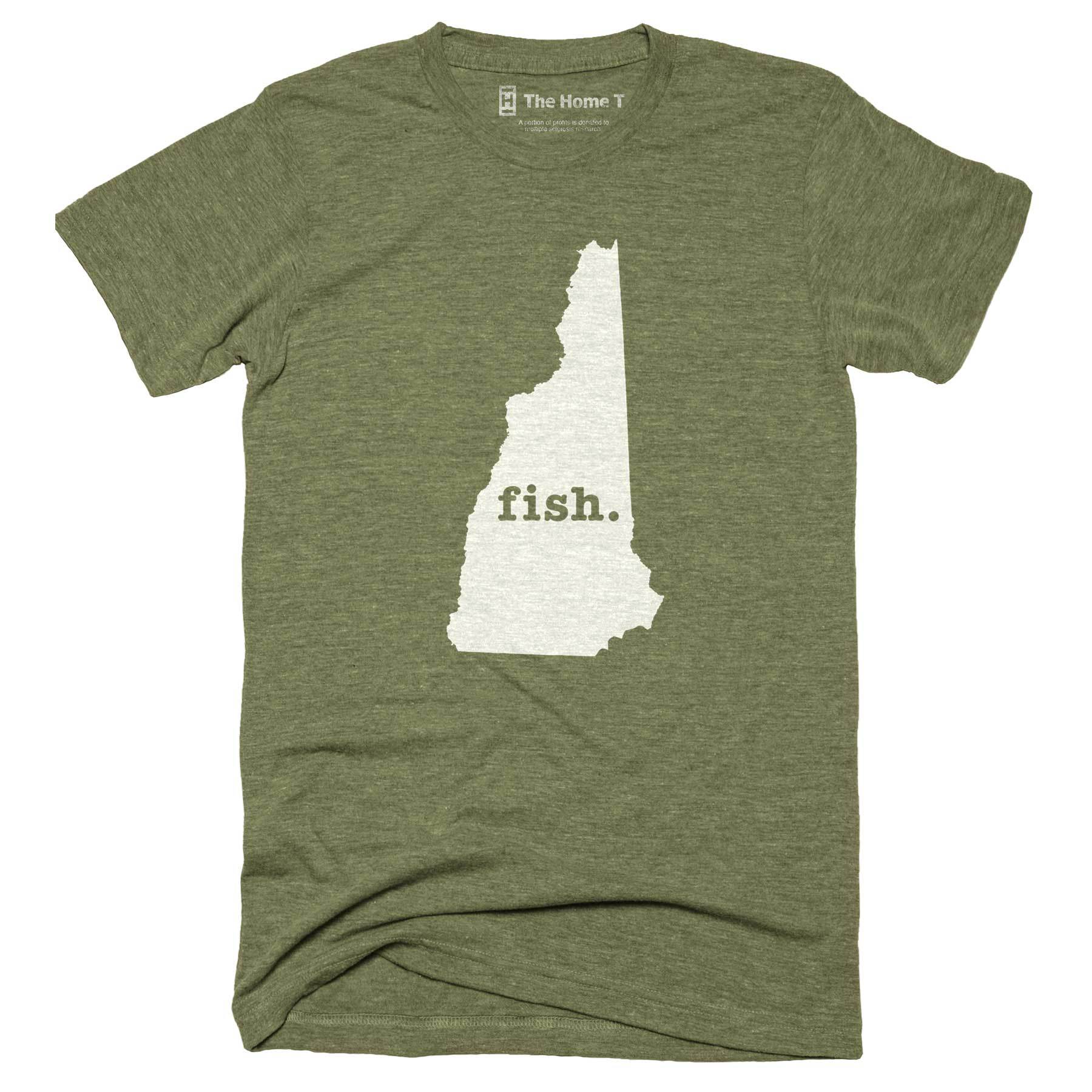 New Hampshire Fish Home T-Shirt Outdoor Collection The Home T
