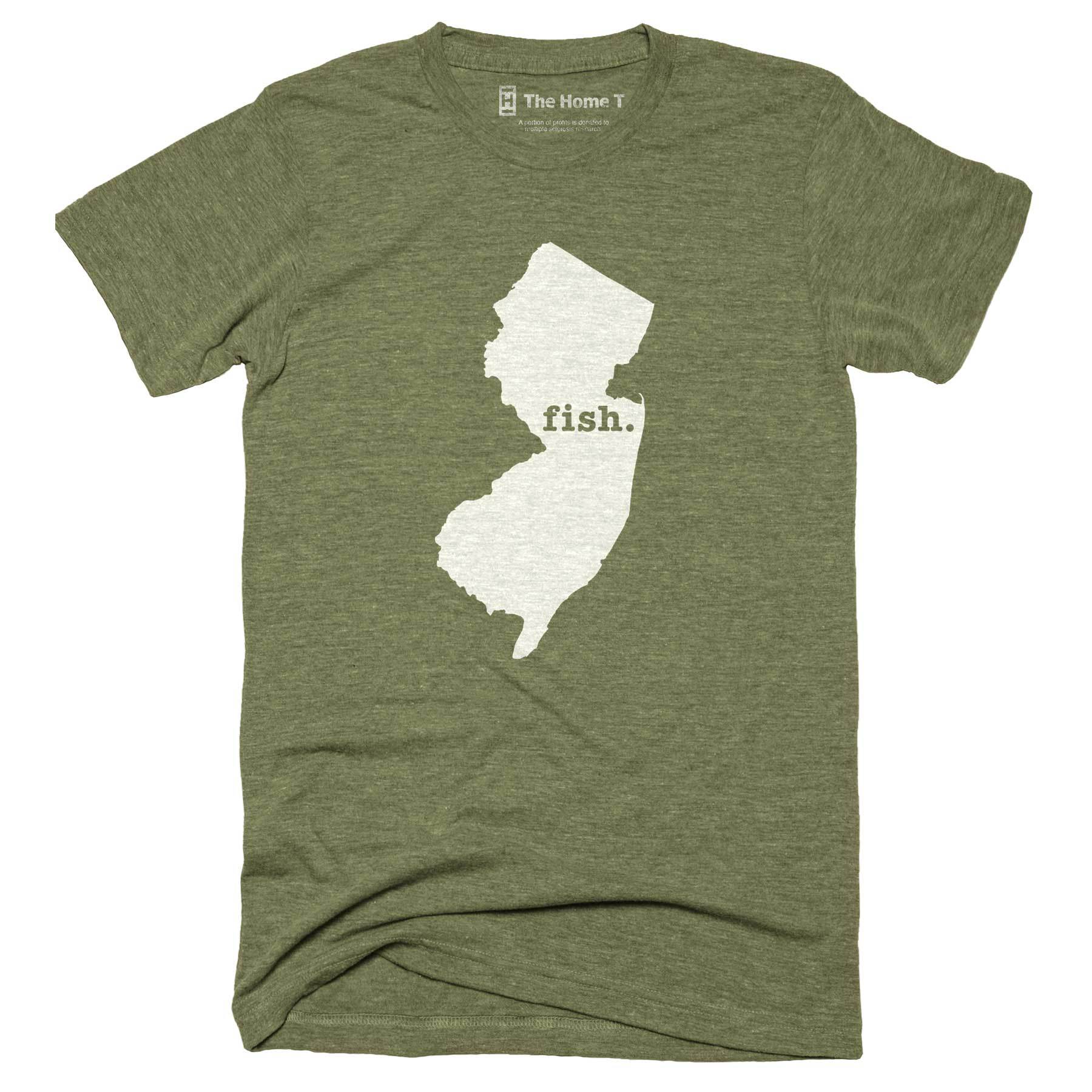 New Jersey Fish Home T-Shirt Outdoor Collection The Home T