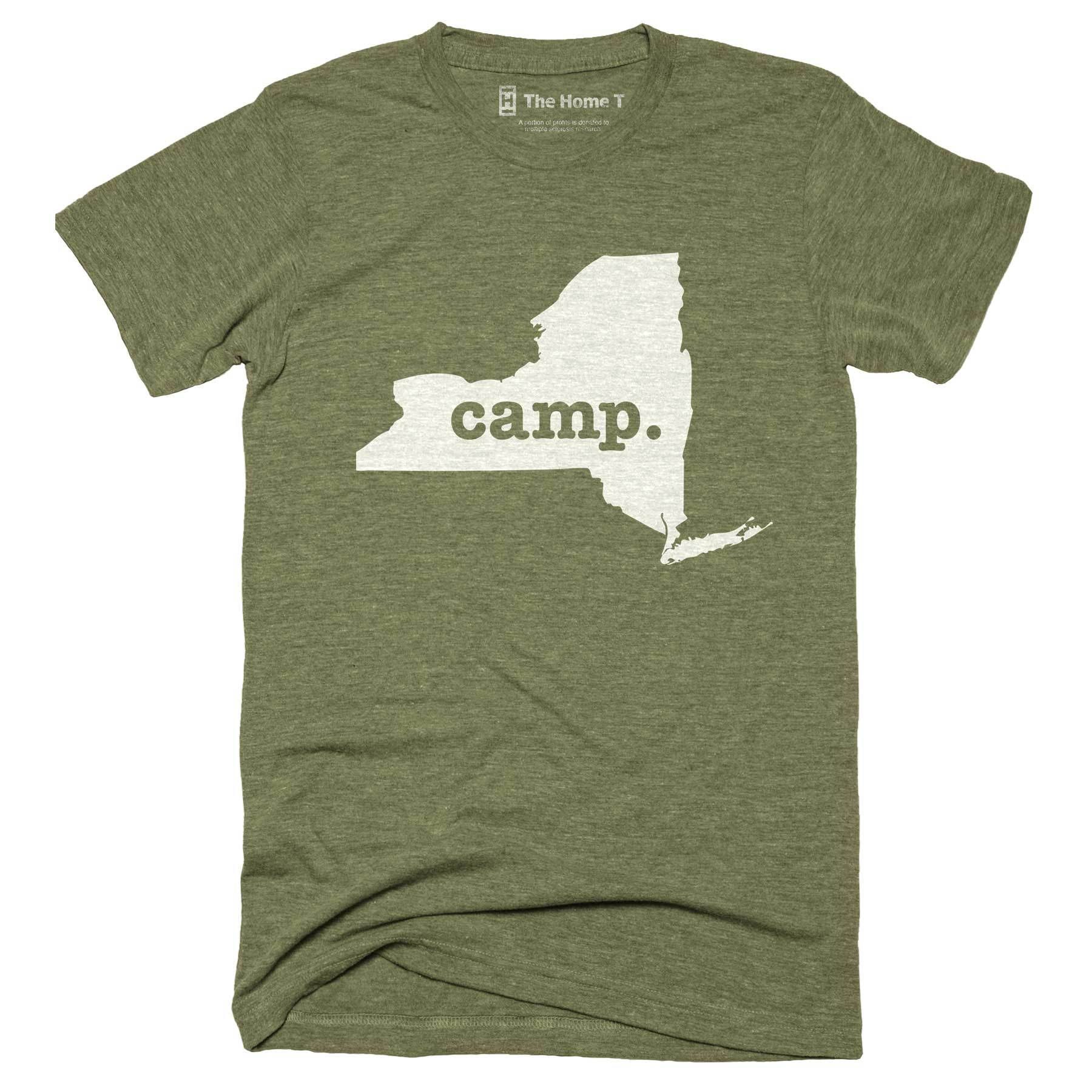 New York Camp Home T-Shirt Outdoor Collection The Home T XXL Army Green